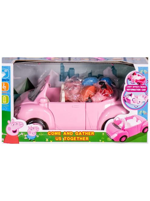 Set de copii Peppa Pig mașină, picnic și purceluși-Set de copii Peppa Pig mașină, picnic și purceluși