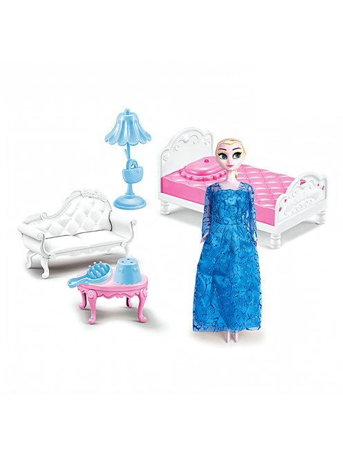 Păpușă pentru copii și mobilier Frozen