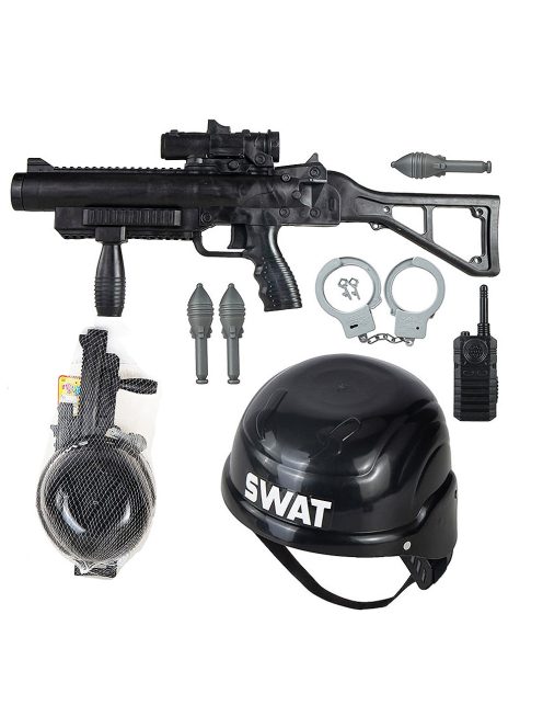 Set lansator de grenade pentru copii, cască și accesorii