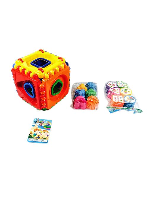 Cub de puzzle pentru copii cu forme